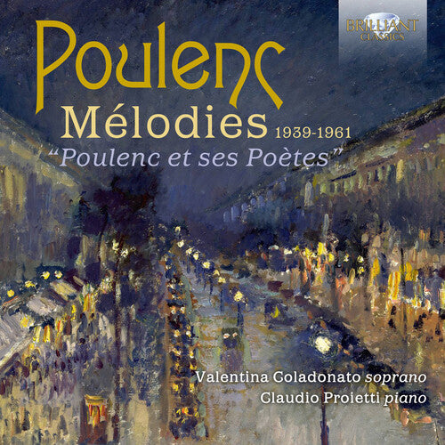 

CD диск Poulenc / Coladonato / Proietti: Melodies 1939-1961