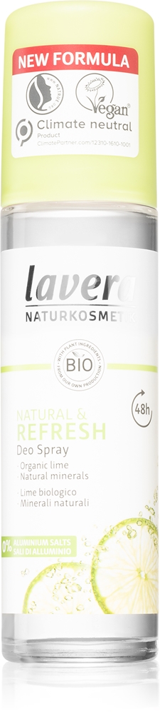 

Натуральный и освежающий спрей-дезодорант Lavera, 75 мл