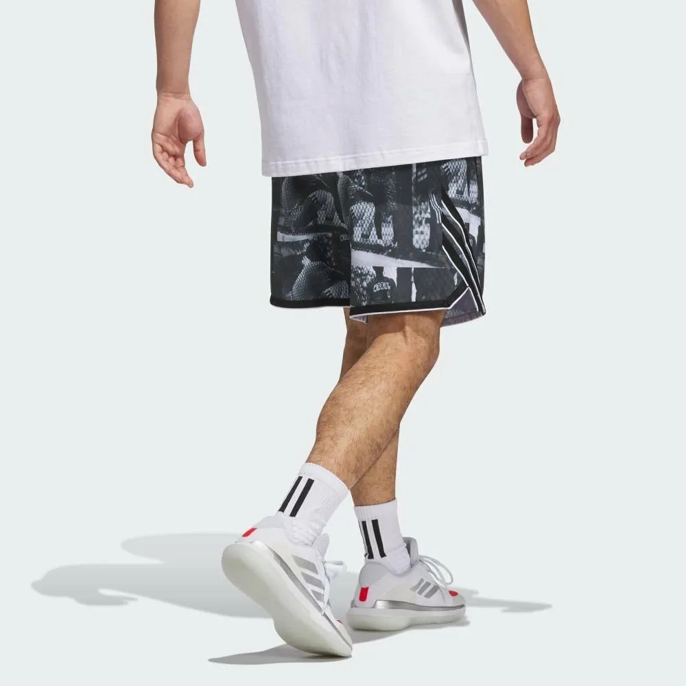 Шорты Crazy Light AOP Adidas, white — фото 2