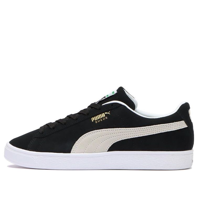 

Кеды PUMA Suede Casual Skateboarding Shoes Unisex Black White, черный