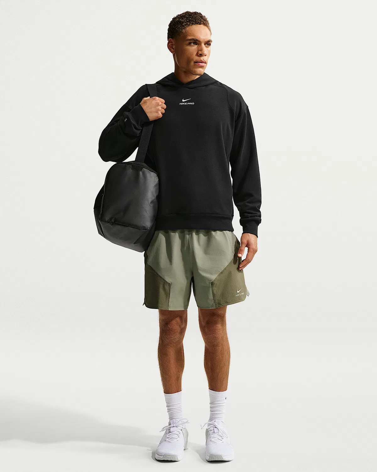 Мужские шорты Nike Pro Training Dri-FIT ADV 6", Light Army/Medium Olive/Light Liquid Lime
