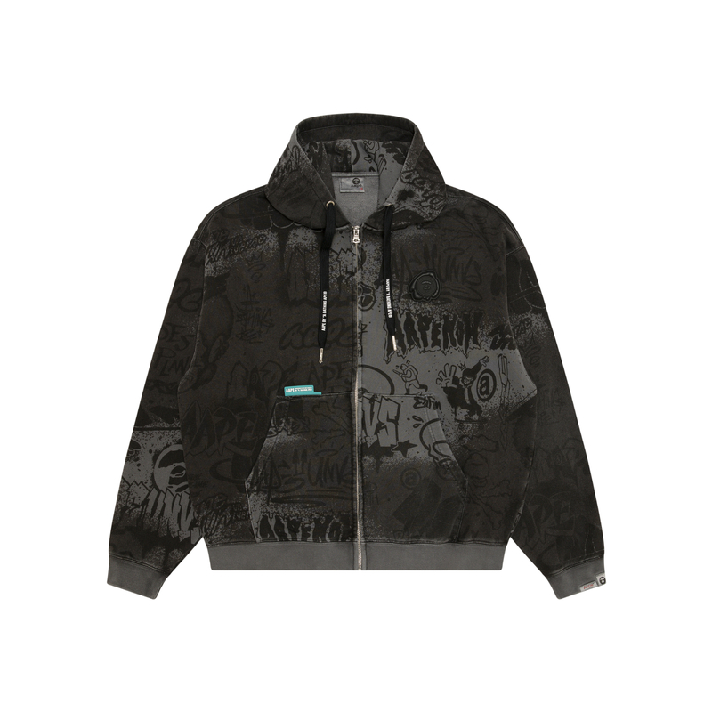 

Толстовка с капюшоном от A Bathing APE Aape, черный