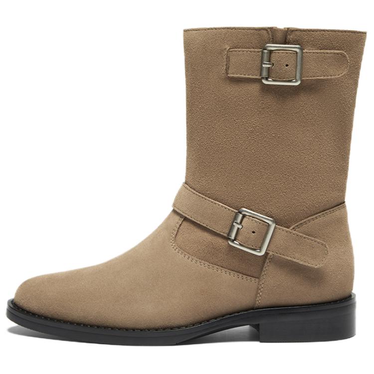 BATA Женские черно-бежевые ботинки на шнуровке, цвет Camel