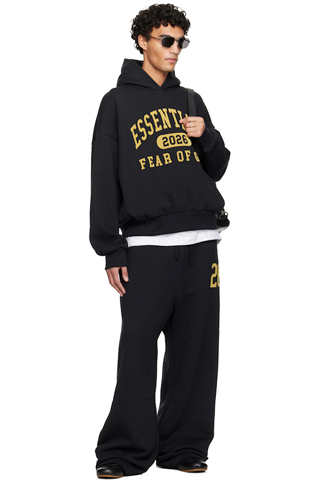 Fear Of God Essentials Черные спортивные штаны для отдыха — фото 4