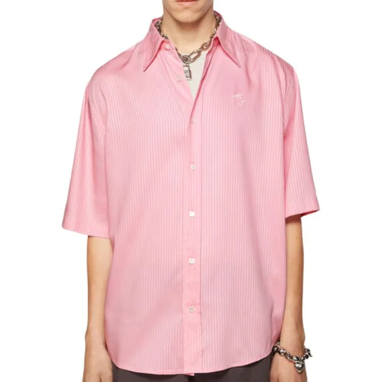 Acne Studios Рубашка мужская Blush Pink — фото 4