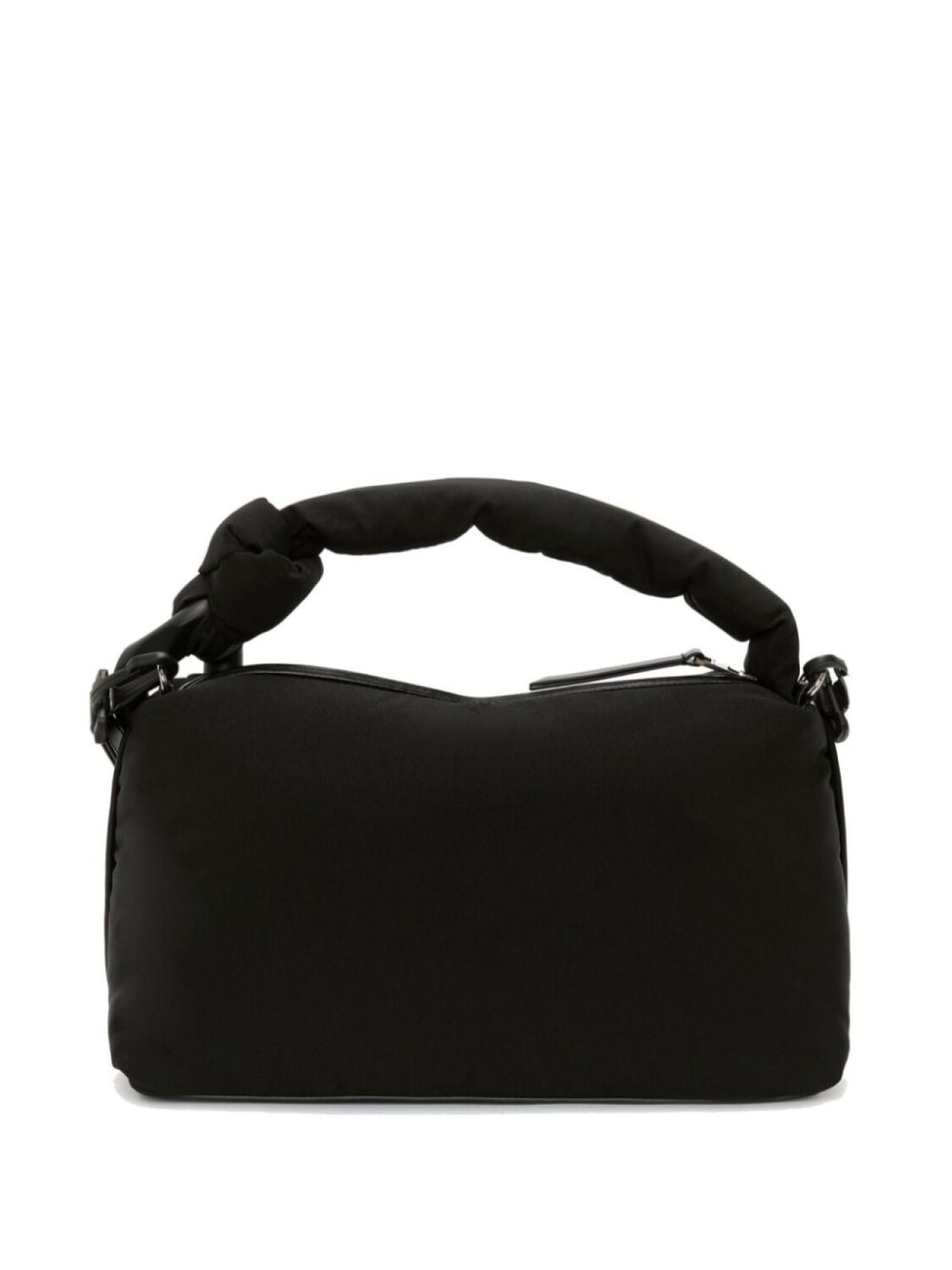 

Сумка хобо JW Anderson JWA Puffy Corner текстильная, черный