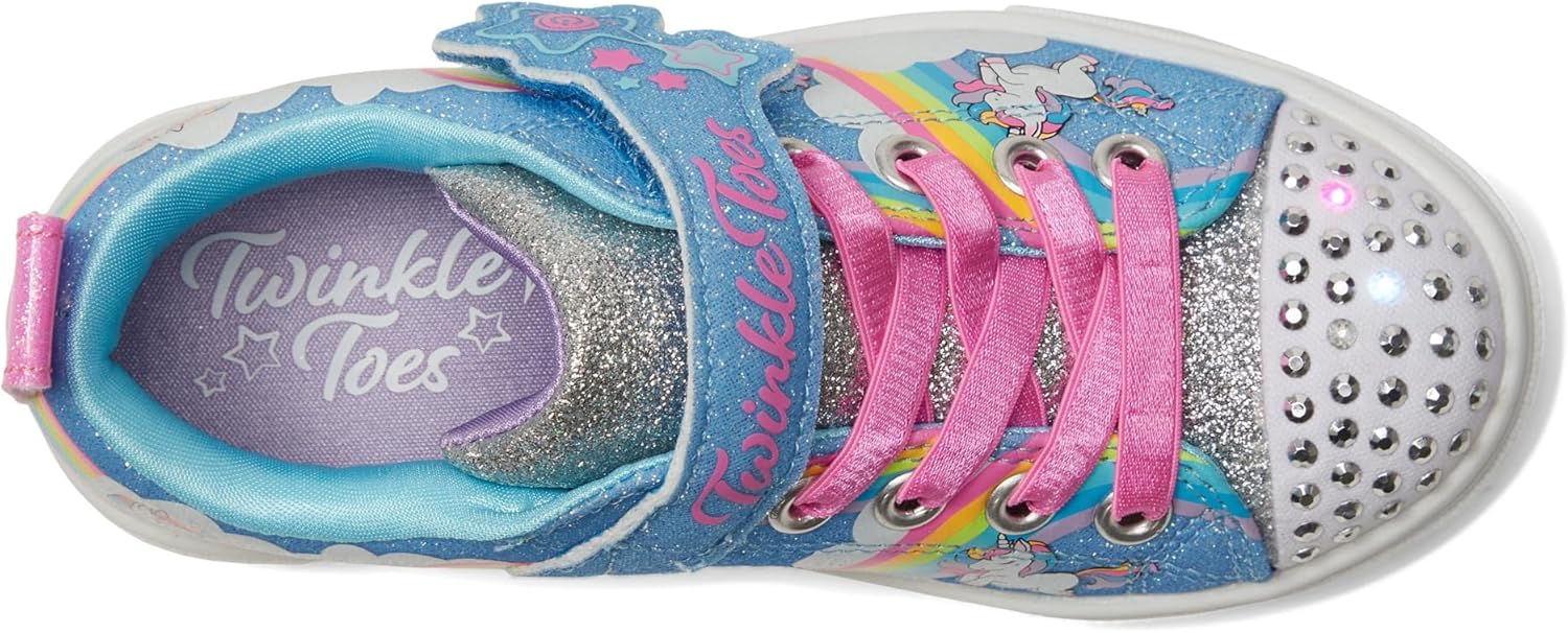 Детские кроссовки Skechers Microstrides - Правила перемены, синий — фото 2