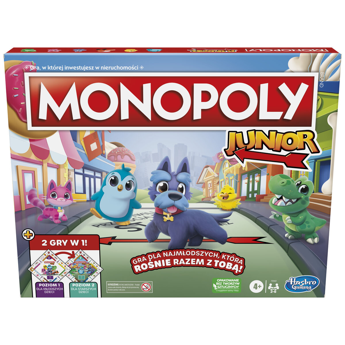 

Моя первая настольная игра «Монополия» Hasbro F8562. Monopoly