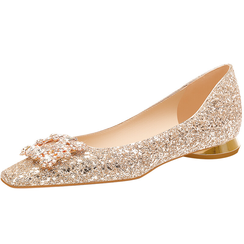 

Туфли женские повседневные Women's Casual Shoes Women's Gold Ruby L, золотой