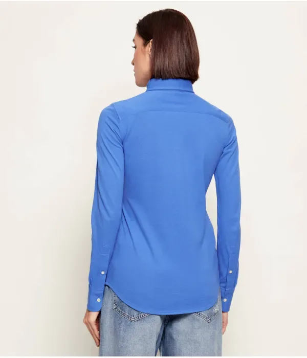 Рубашка regular fit Polo Ralph Lauren, синий — фото 3