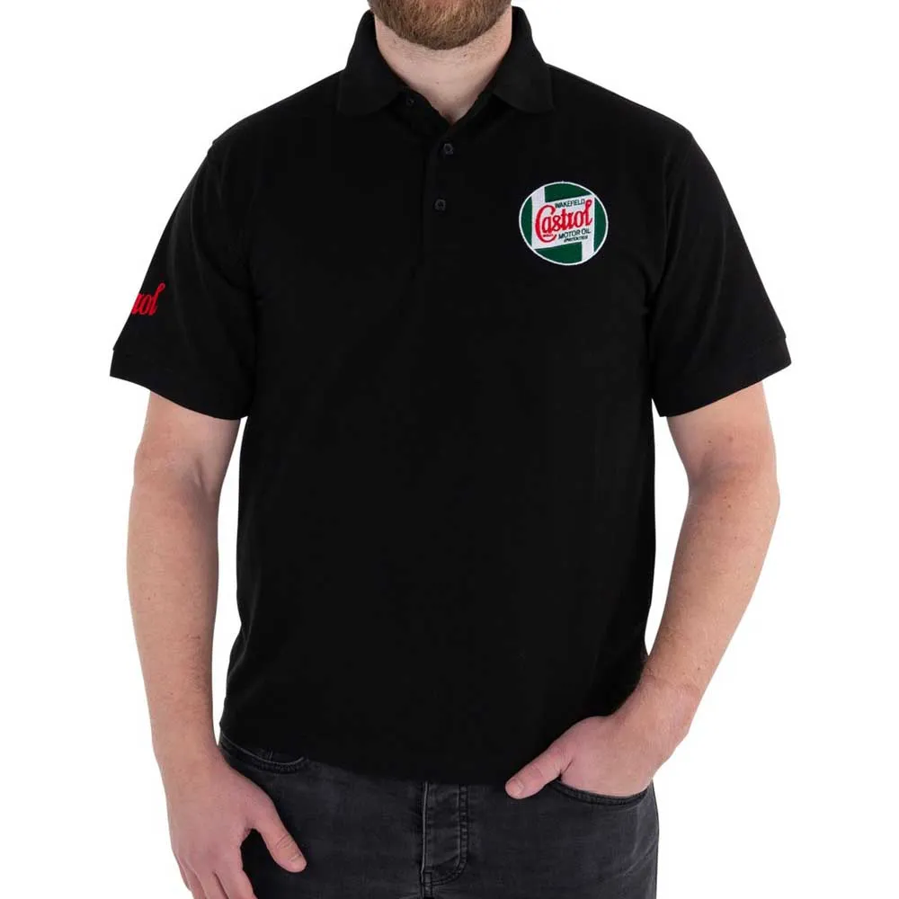 

Поло с коротким рукавом Castrol Classic, черный