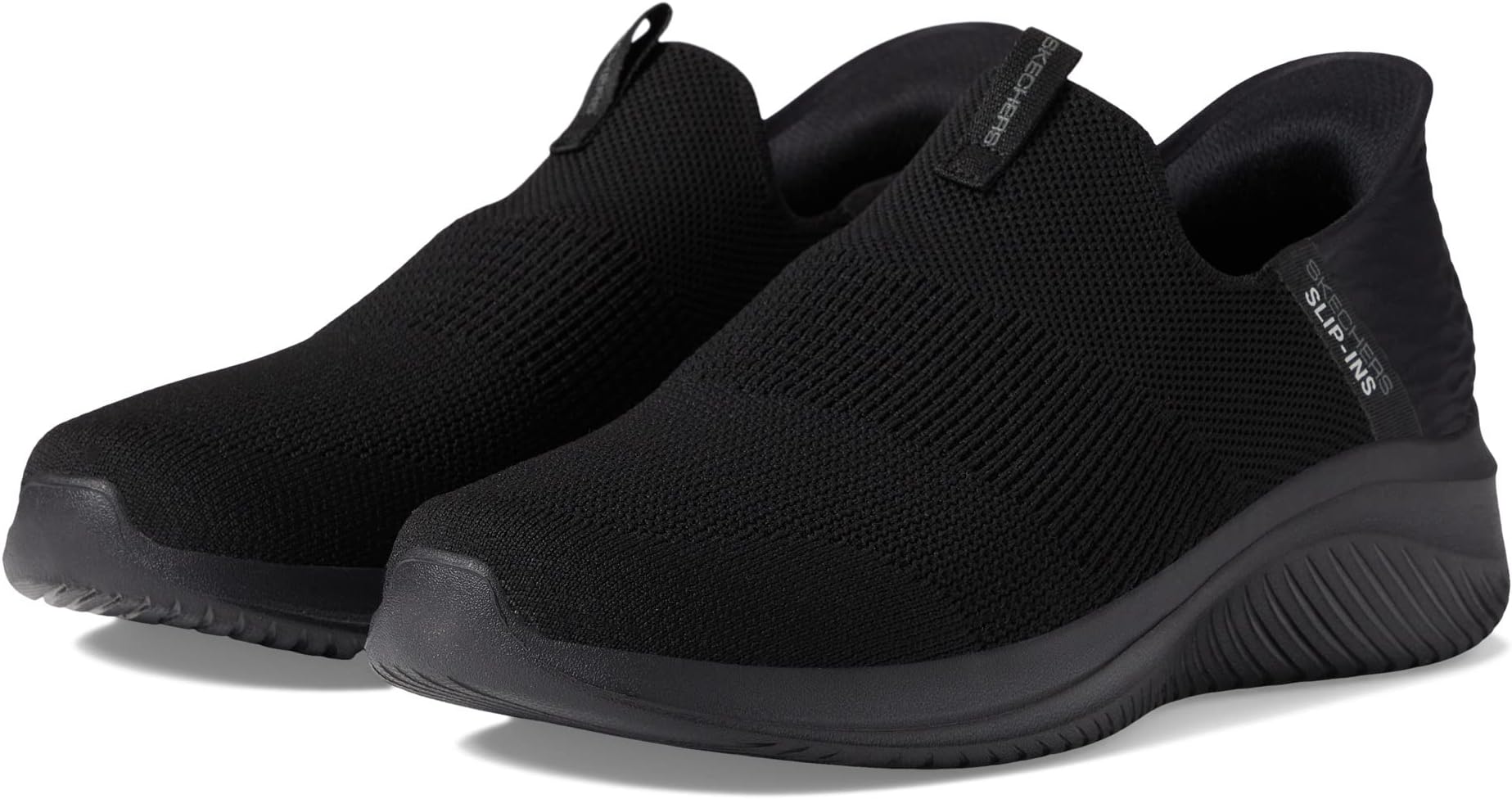 

Кроссовки SKECHERS Ultra Flex 3.0 Smooth Step Hands Free Slip-Ins, цвет Black/Black