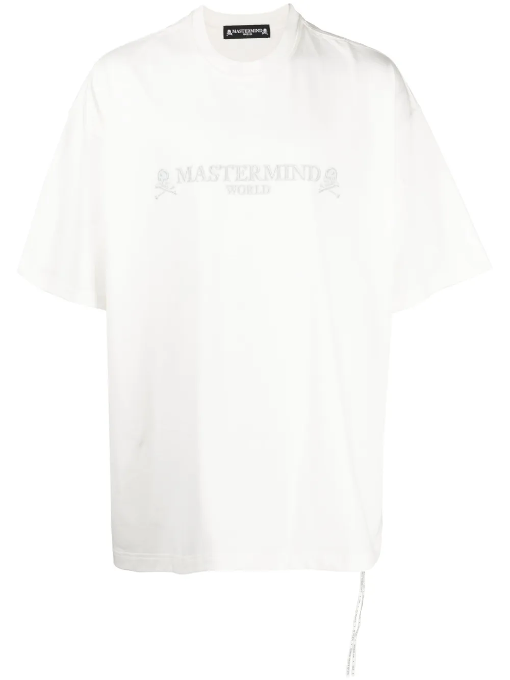 

Футболка с вышитым логотипом Mastermind World, белый