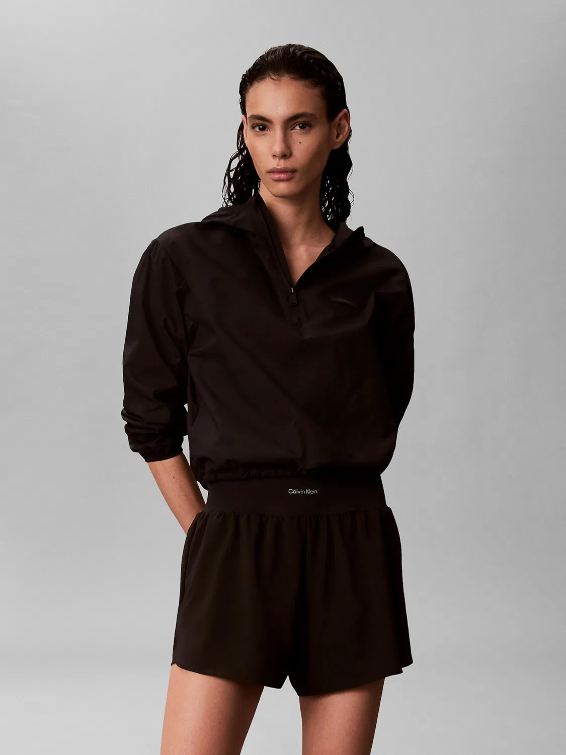 Спортивные шорты Calvin Klein Regular, черные — фото 3
