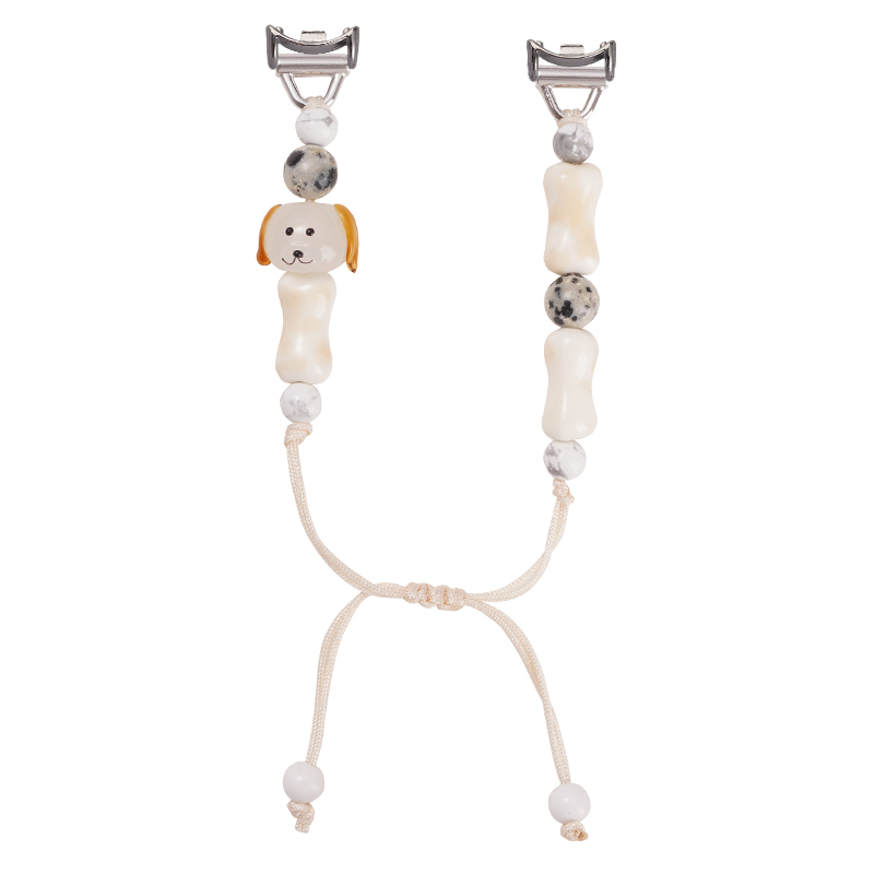 

CHENSONG Часы Strap Xiaomi Compatibility Bead Material, White Puppy