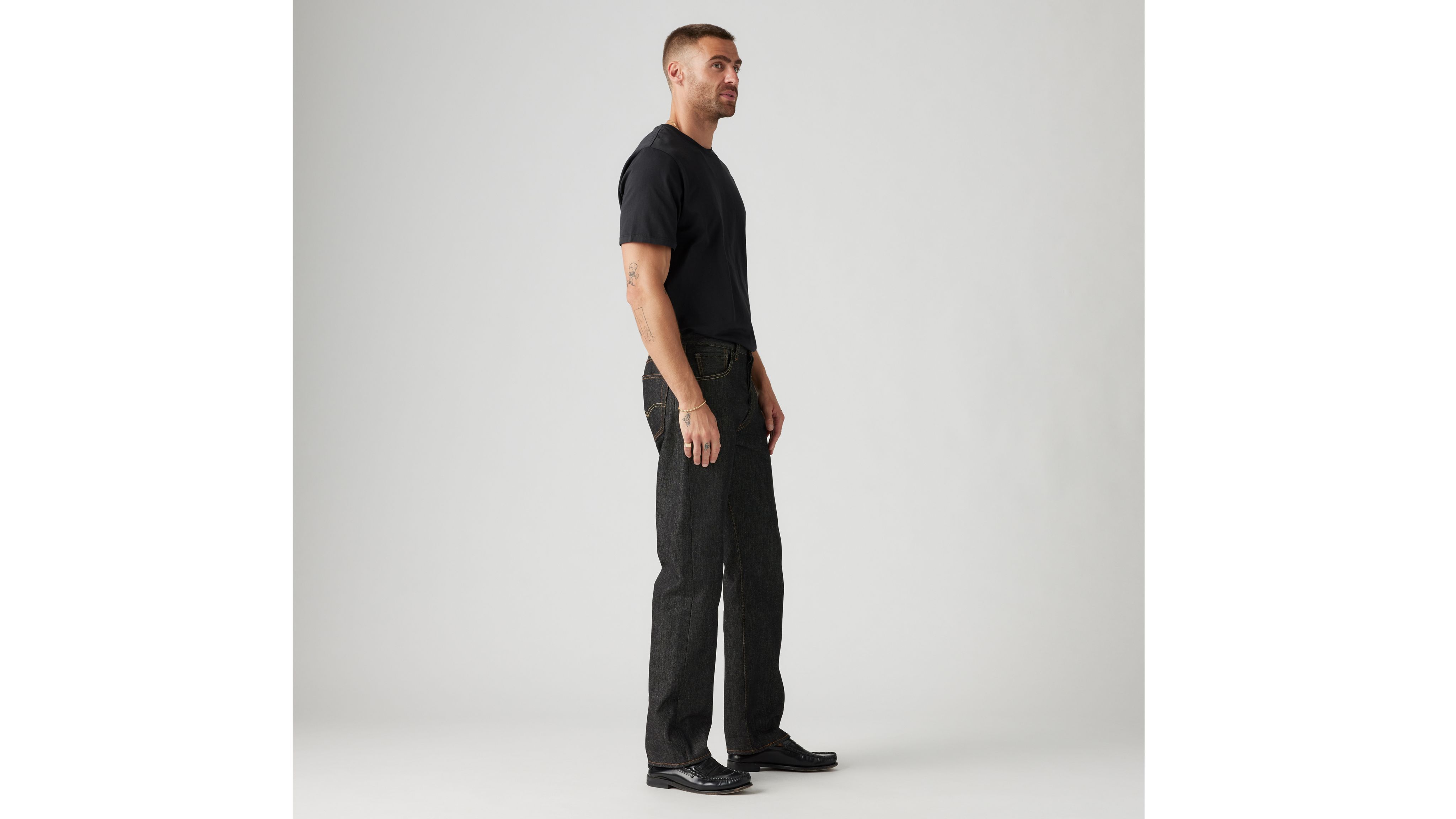

501 Original Shrink-to-Fit мужские джинсы Levi's, цвет Black - Non Stretch