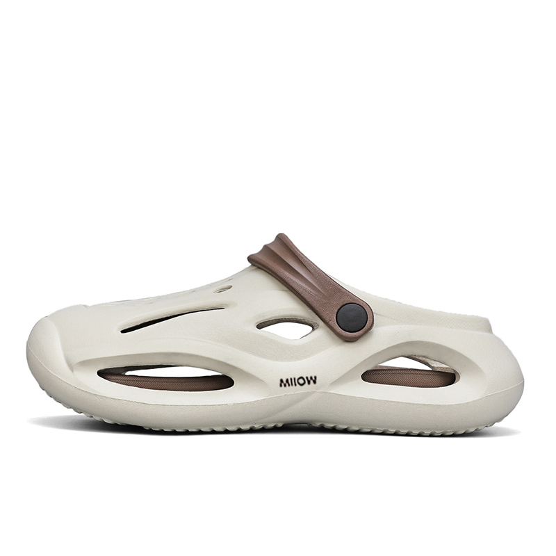 

MIIOW Клоги унисекс бежево-коричневые, цвет Beige Brown