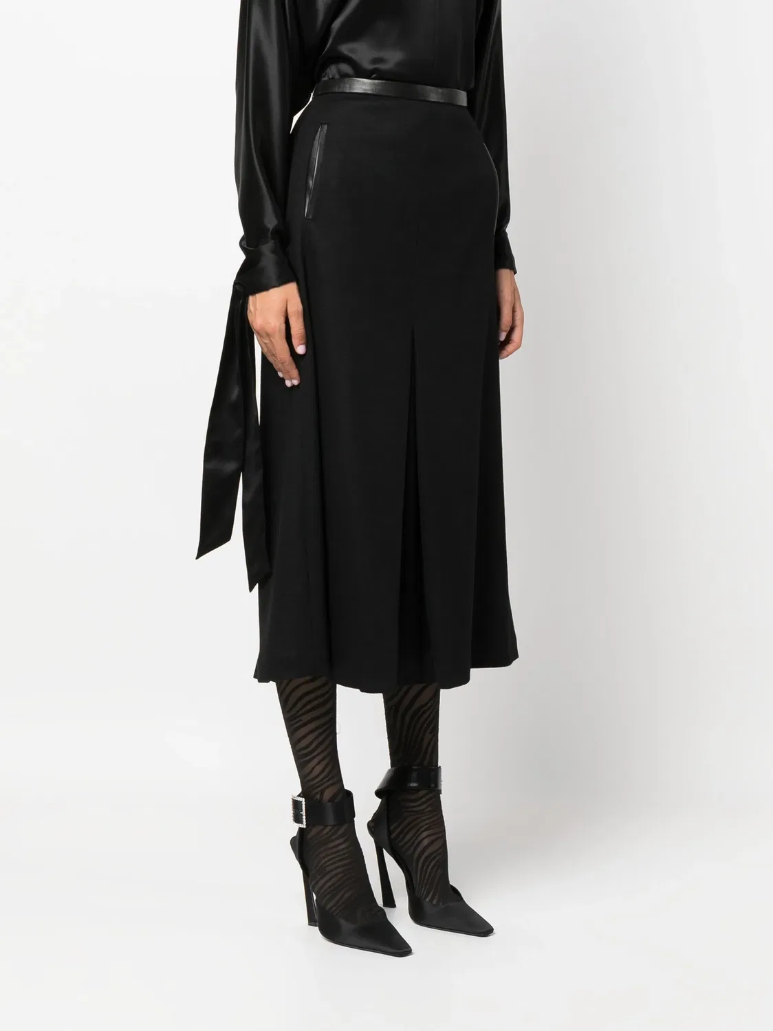 Черная юбка Saint Laurent — фото 3