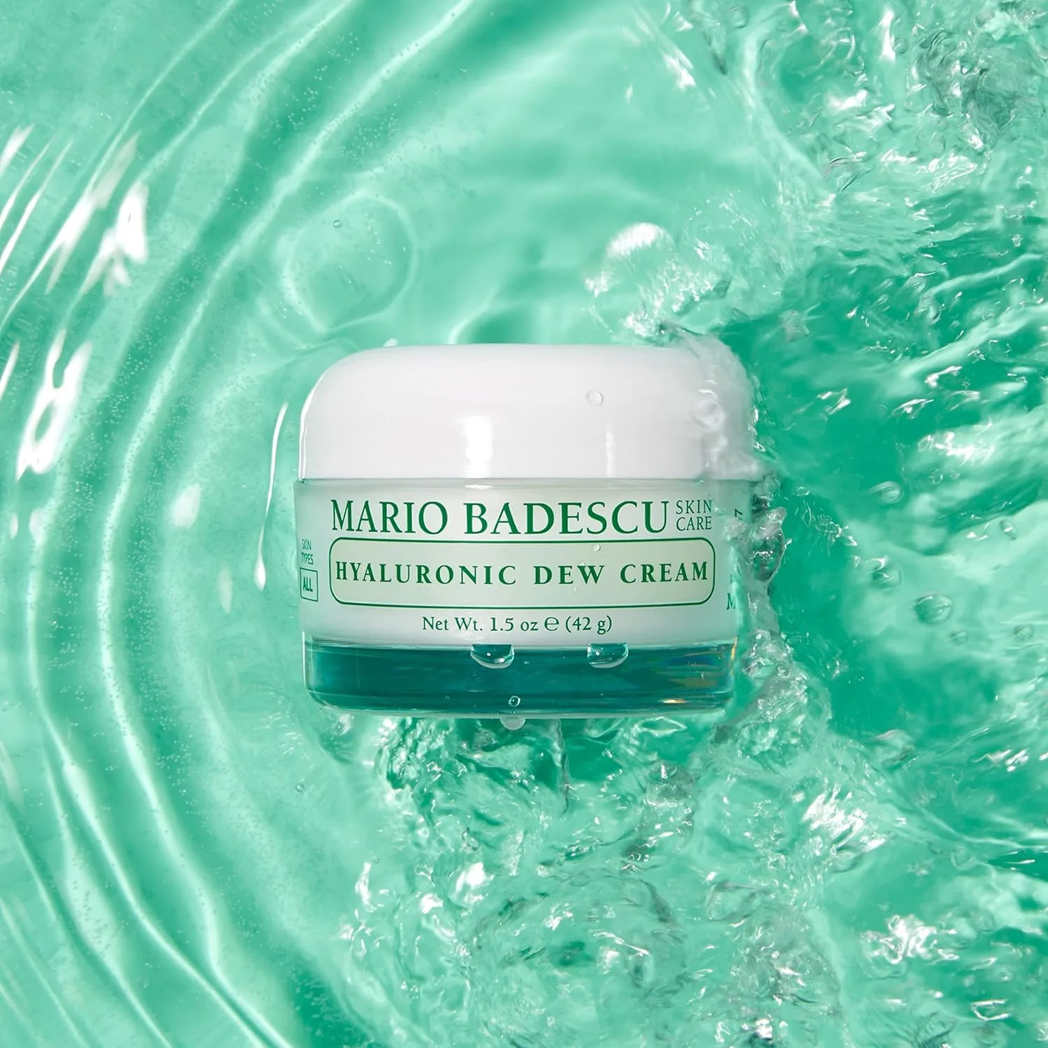 Mario Badescu Dewy Skin Duo: увлажняющий крем с гиалуроновой кислотой и сыворотка для сияющей кожи, Green — фото 2