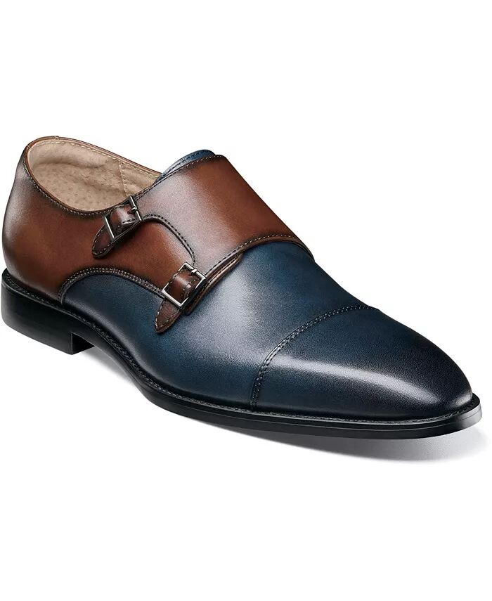 

Мужские туфли Raythorne Cap Toe с двумя ремешками Monk Stacy Adams, мультиколор