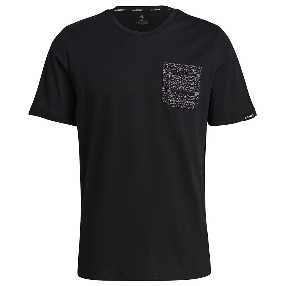 

Футболка с коротким рукавом adidas TX Pocket, черный