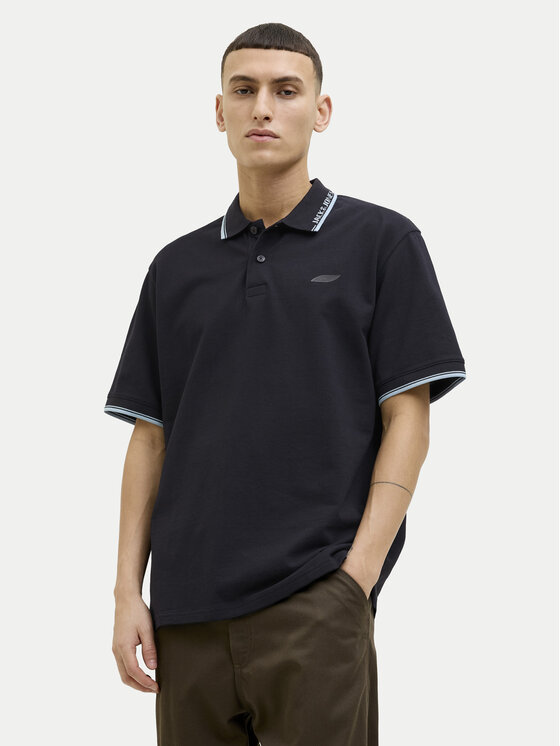 

Рубашка поло стандартный крой Pacer 12273303 Jack&Jones, черный