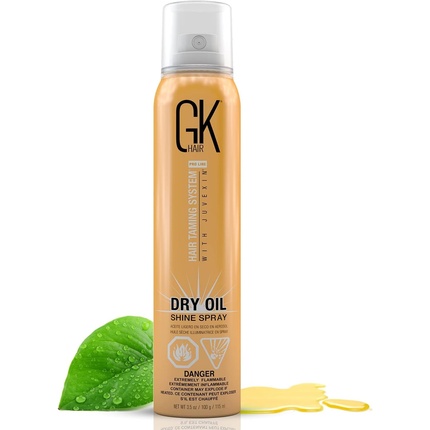 

Gkhair Сухое масло-спрей для блеска Органический спрей для волос Свежесть и сияние для укладки 115 мл Gk Hair