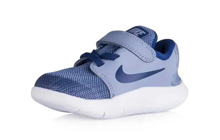 Кроссовки Nike Flex Contact 2 Toddler Shoes TD Low-top White/Royal Blue/Fern Green — фото 3