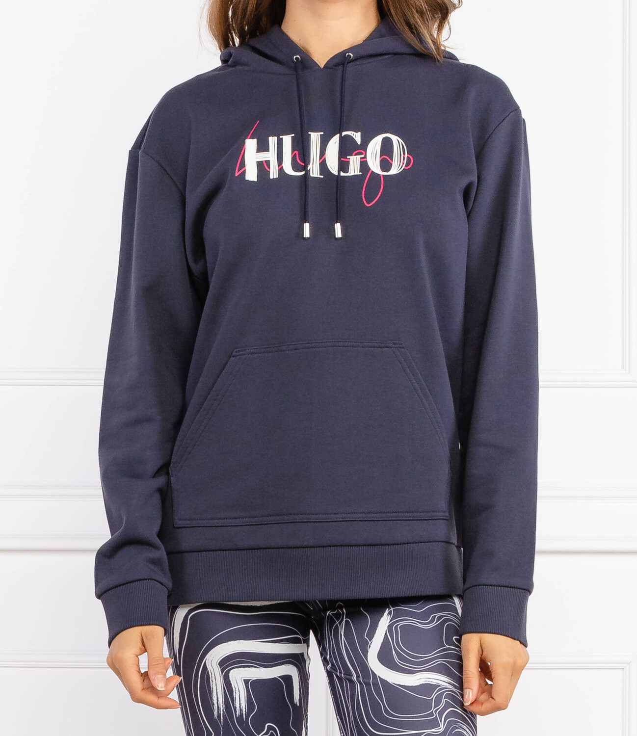 

Толстовка HUGO Dasara Regular Fit, темно-синий