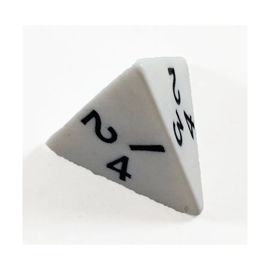 

Джамбо d4 - Белый, Dice - Jumbo Opaque (Koplow)
