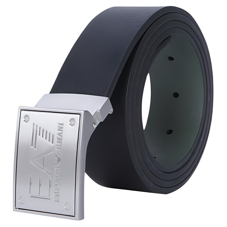 

EMPORIO ARMANI Ремень с пряжкой с гравировкой логотипа, Black