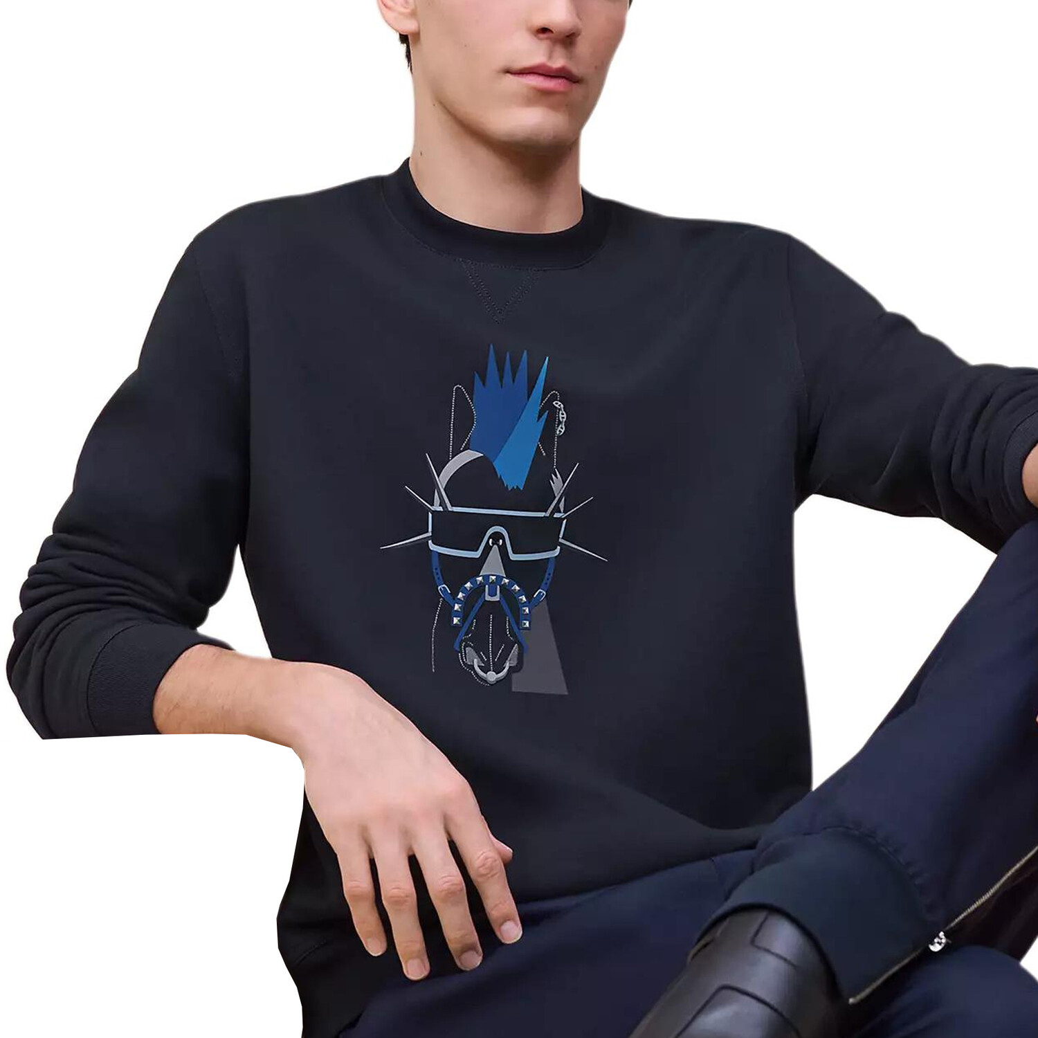 

Трикотаж мужской Ocean Blue Hermes, синий