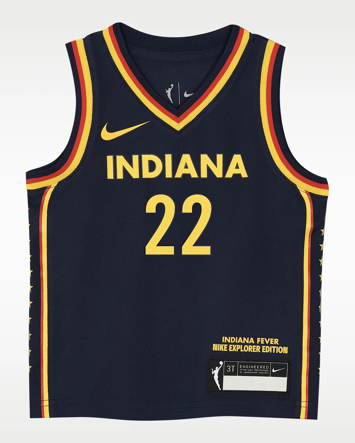 Детская майка Nike WNBA Caitlin Clark Indiana Fever Explorer Edition, College Navy