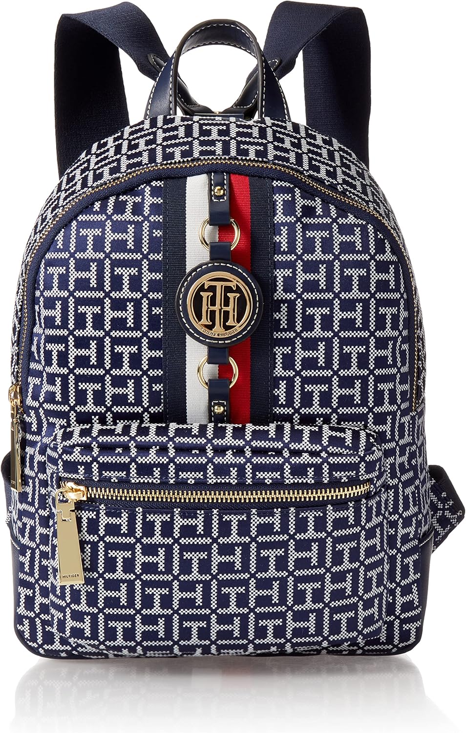 

Женский рюкзак Tommy Hilfiger Jaden Plus, цвет: темно-синий/белый, Navy/White
