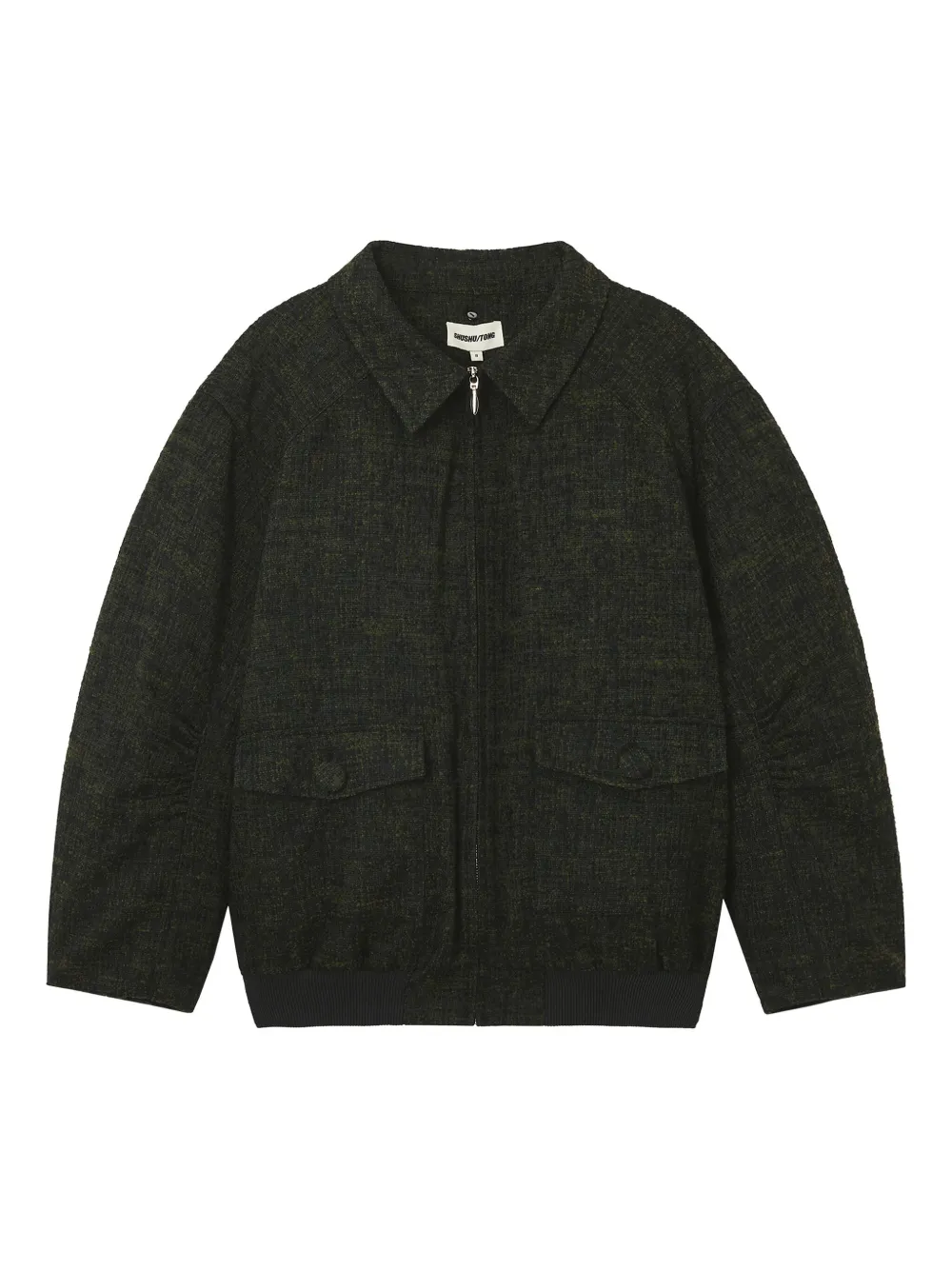 

Пиджак с карманом на пуговице Shushu/Tong, зеленый