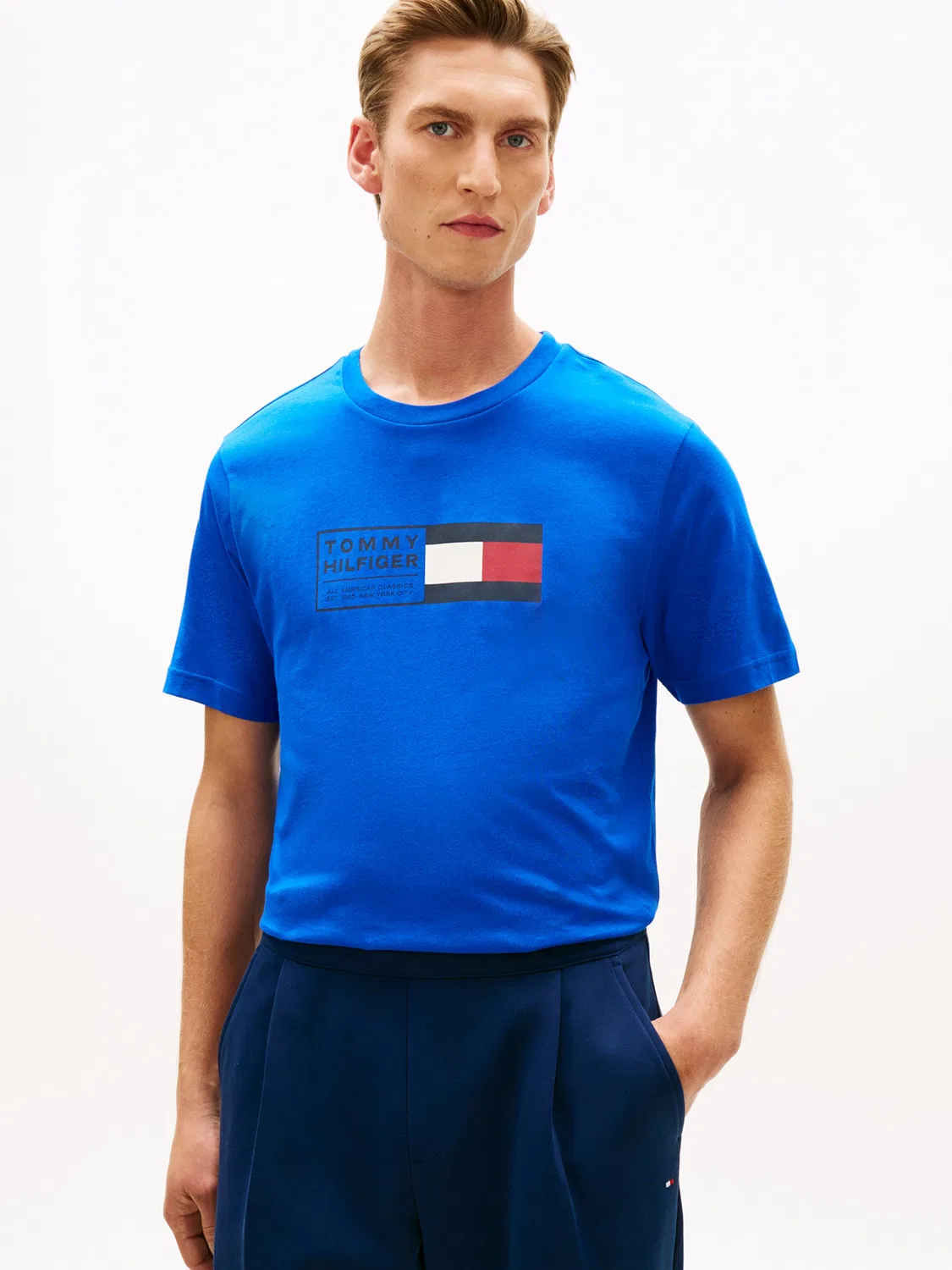 Футболка 'BRAND LOVE' Tommy Hilfiger, Blue/Navy — фото 3