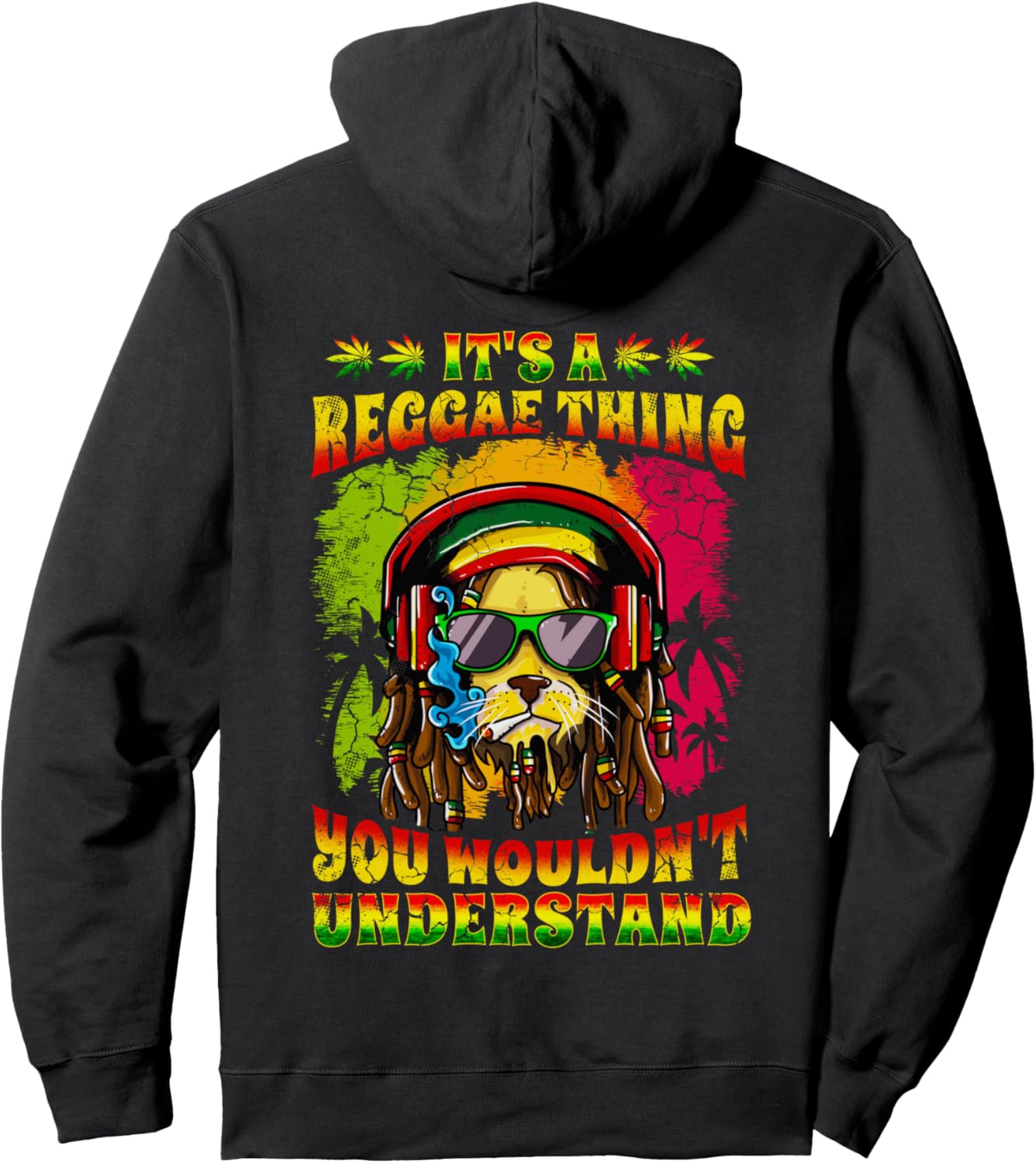 

Худи Reggae Lion Rastafarian Rastafari, черная Tee Styley, Черный, Худи Reggae Lion Rastafarian Rastafari, черная Tee Styley