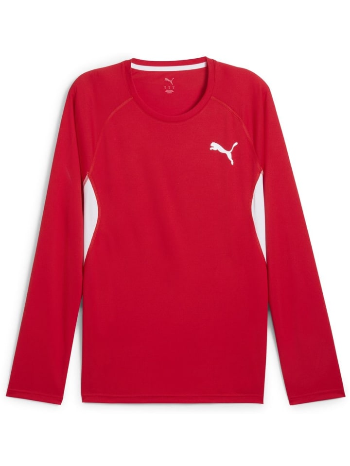 

Футболка Cross The Line Longsleeve Tee 3.0 красного цвета Puma, Красный, Футболка Cross The Line Longsleeve Tee 3.0 красного цвета Puma