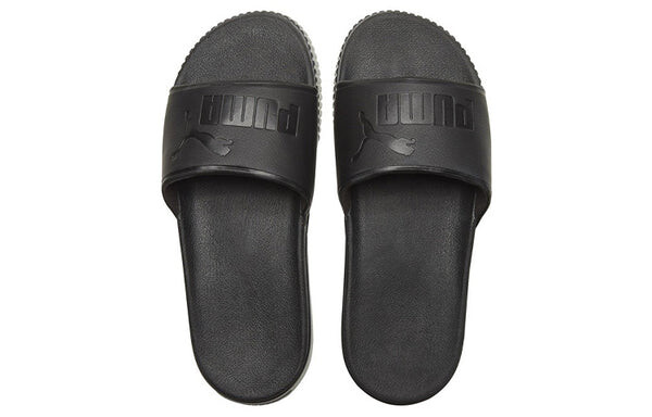 Тапочки platform bold slide black Puma, черный — фото 3