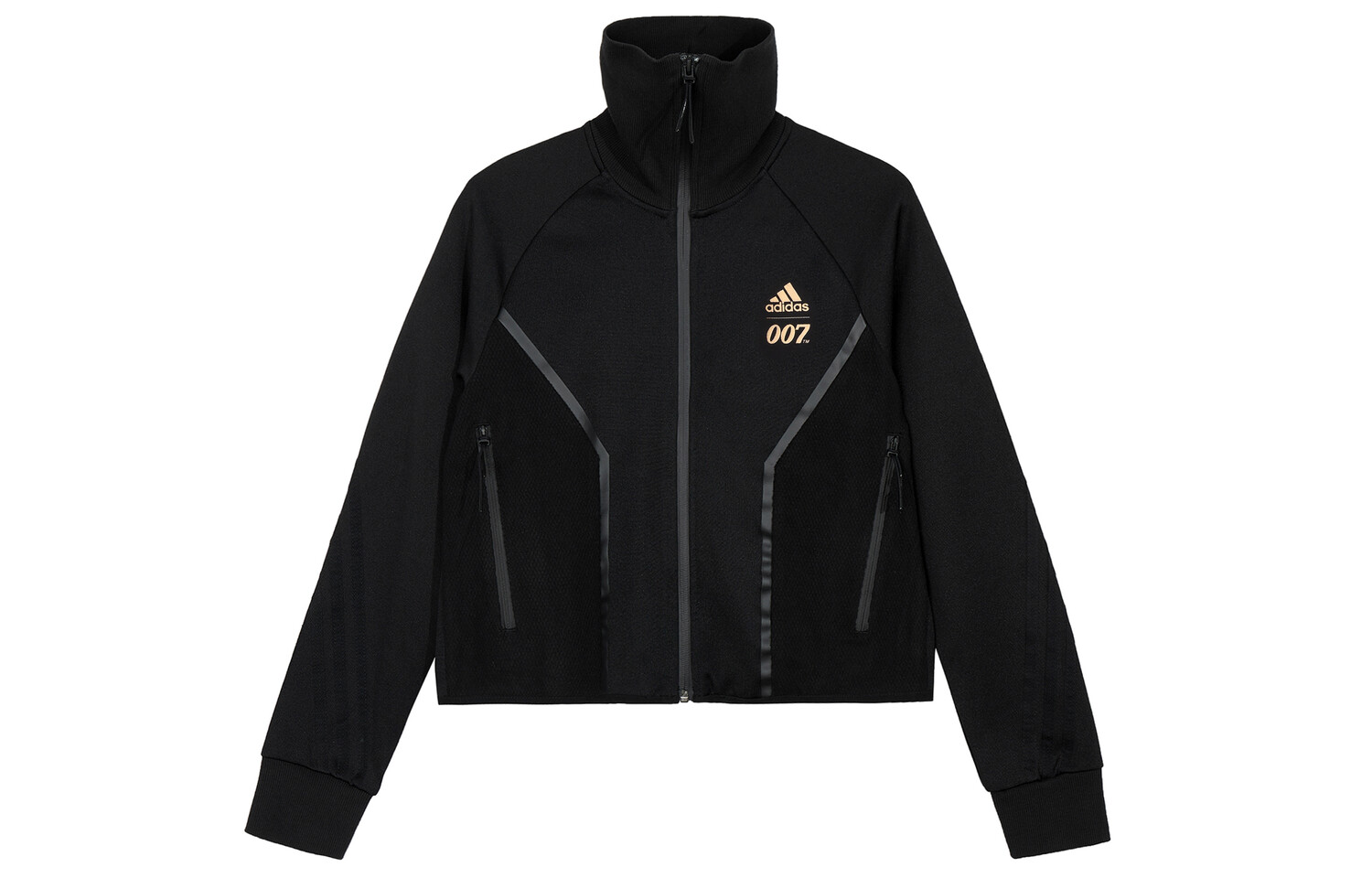 

Укороченное пальто женское черное Adidas