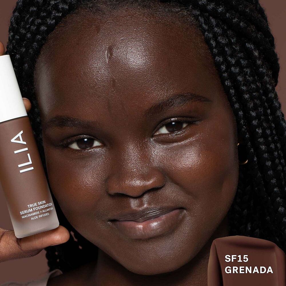 ILIA True Skin Тональная основа-сыворотка со средним покрытием с ниацинамидом, цвет Sable — фото 3