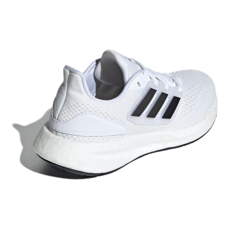 Pureboost 22 Устойчивые к истиранию Низкие Детские Беговые Кроссовки Белый Черный Adidas — фото 4