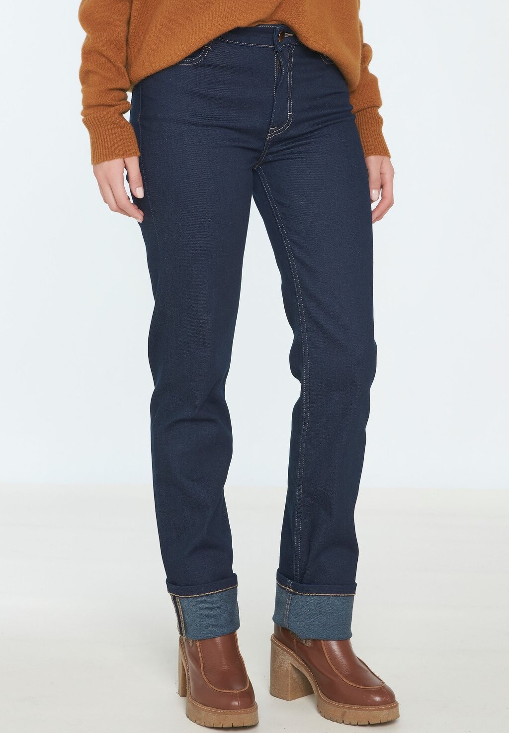 

Джинсы прямого кроя Maison 123, цвет Rinsed Denim