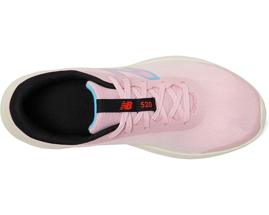 Кроссовки New Balance Kids 520v8, цвет Mid Century Pink/Team Sky Blue — фото 2