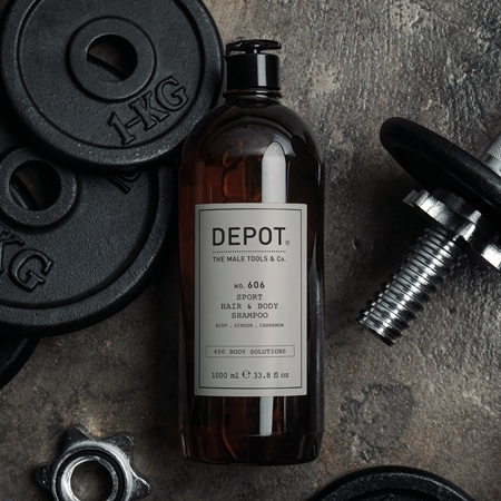 Шампунь для волос и тела DEPOT No. 606 Sport Hair & Body, 1000 ml — фото 2