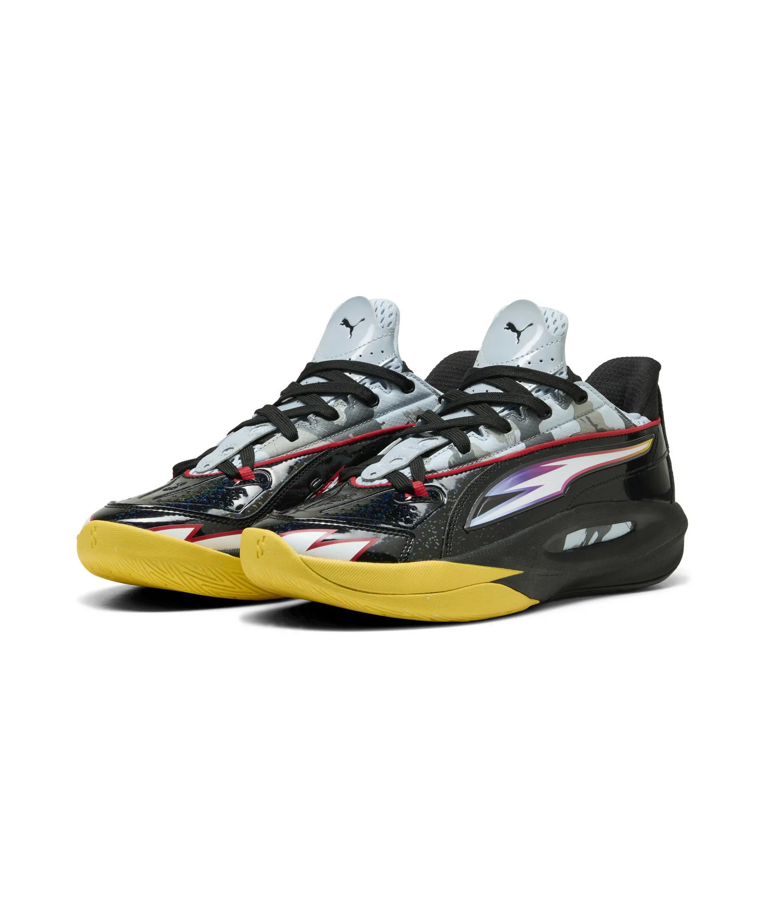Мужские баскетбольные кроссовки PUMA SCOOT ZEROS III черные — фото 2