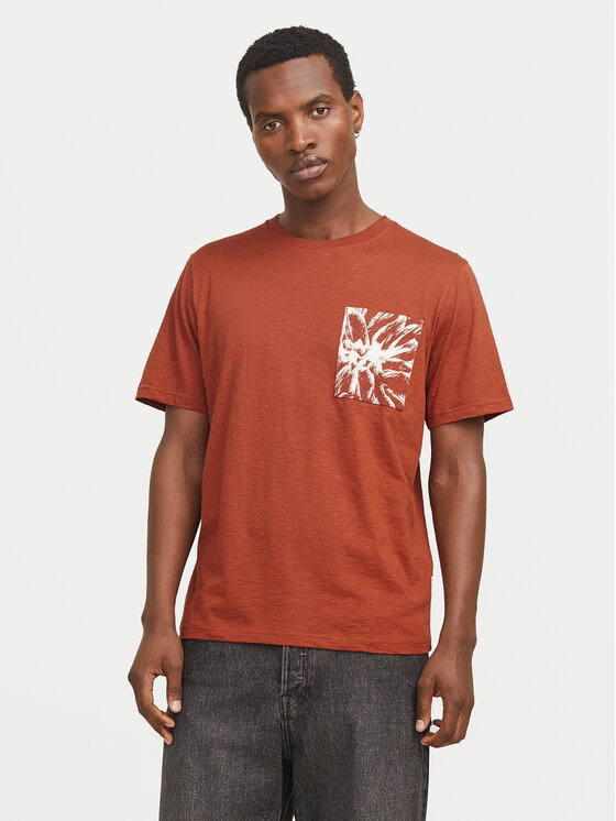 

Футболка обычного кроя Split 12272995 Jack&Jones, коричневый