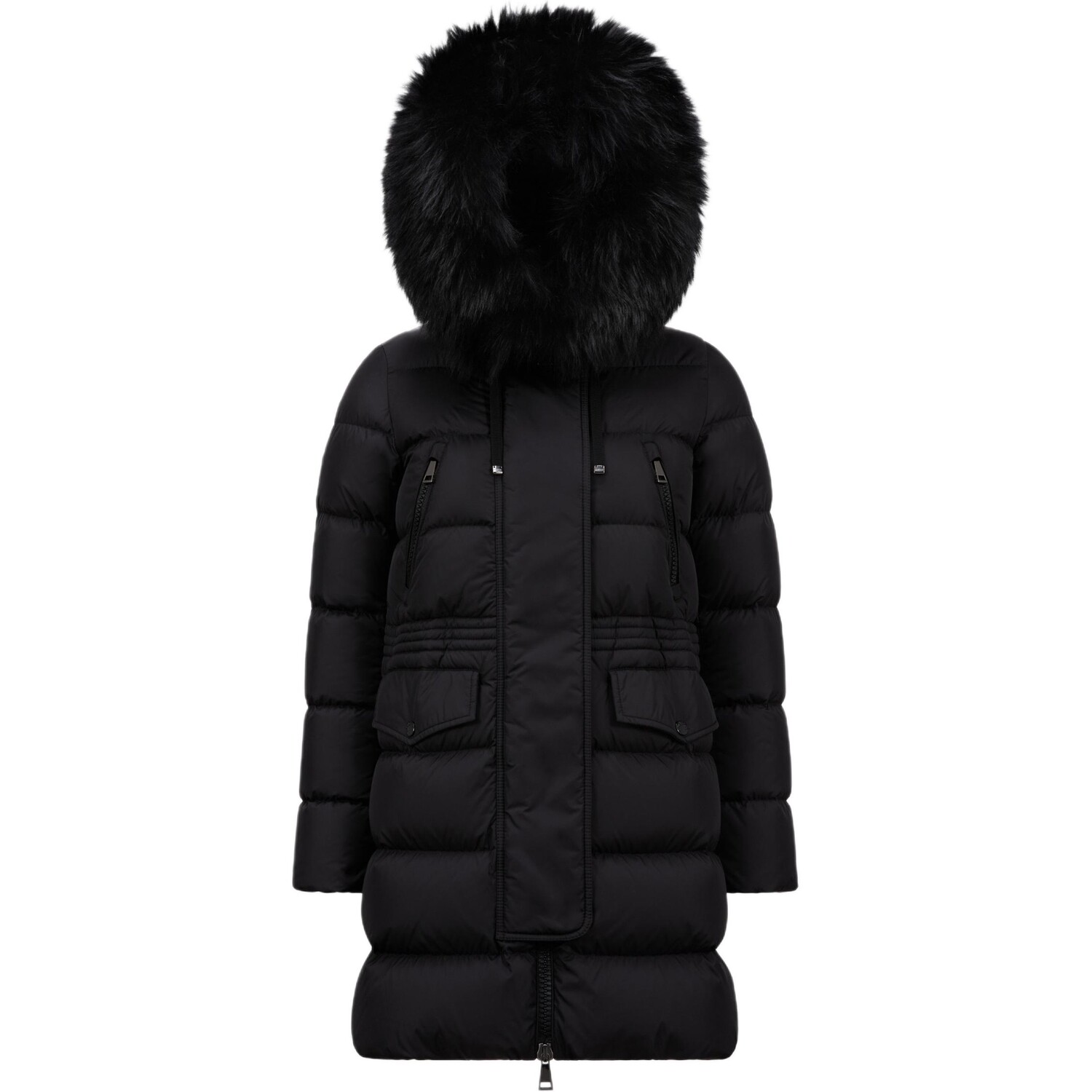 

Пуховик женский черный Moncler