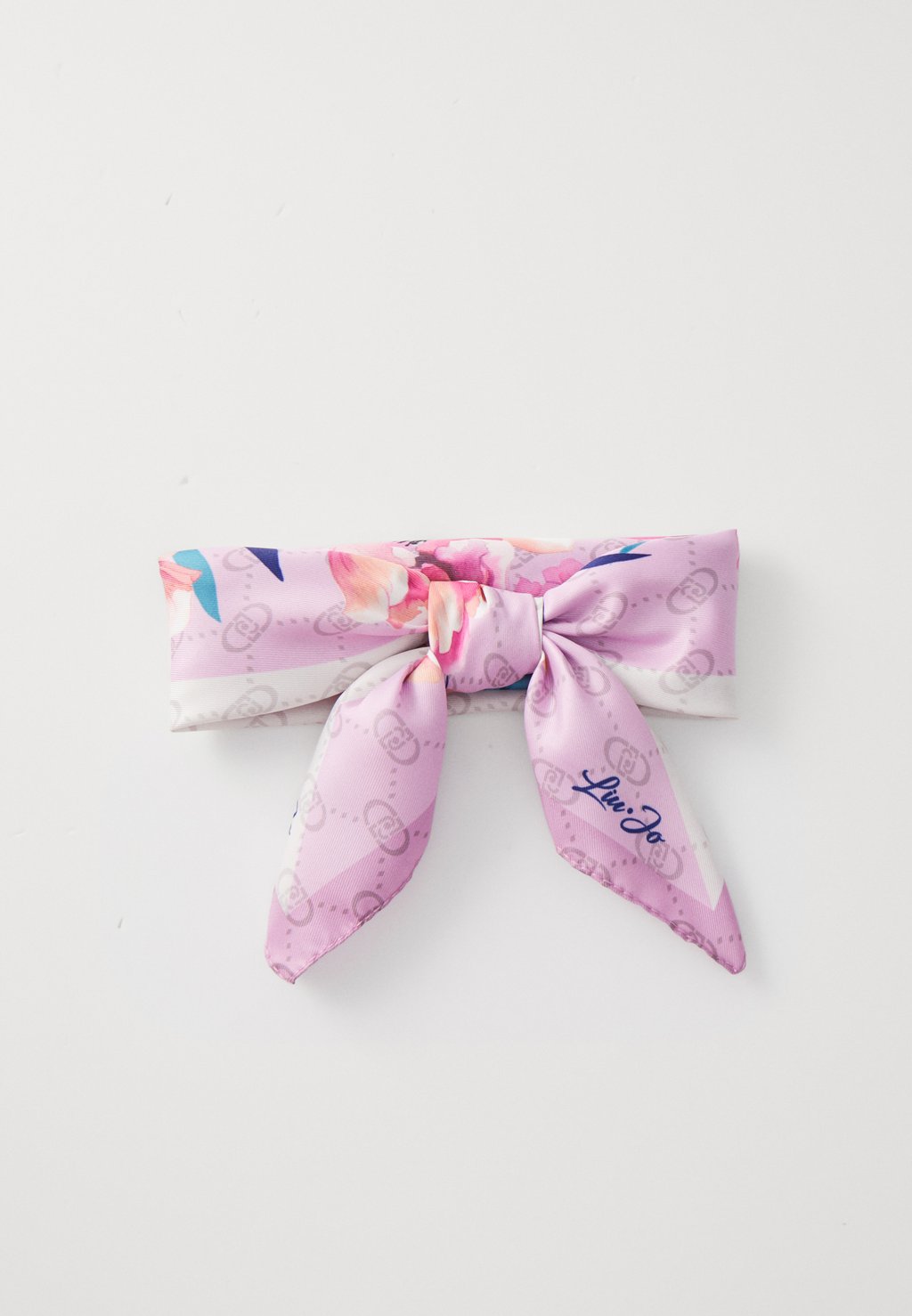 

Шарф FOULARD FLOWER CORNER LIU JO, розовый