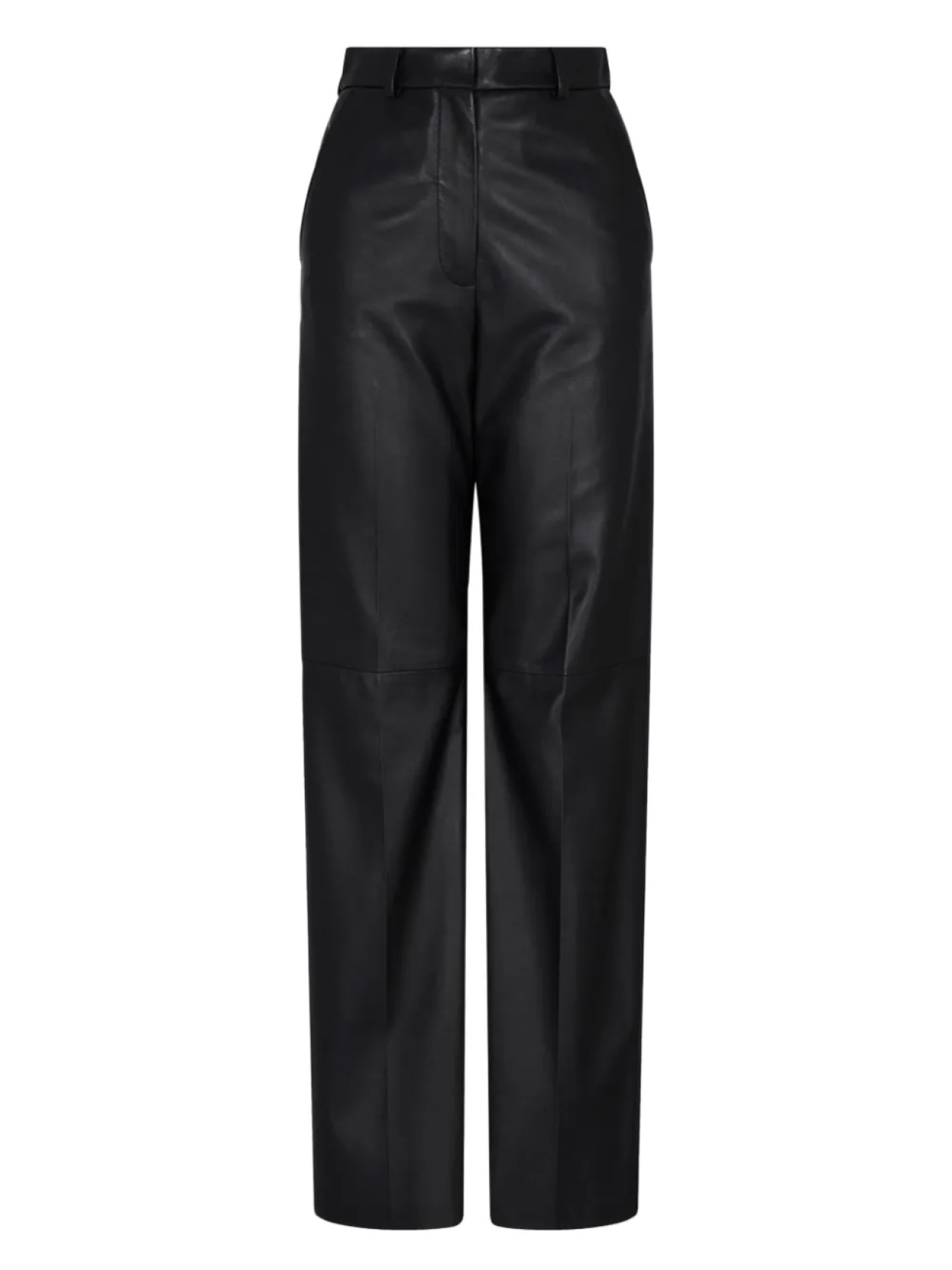 

Emporio Armani брюки из искусственной кожи, черный